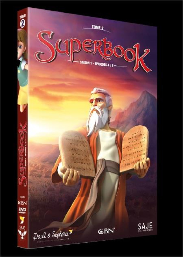 SUPERBOOK - TOME 2 - MOISE, DAVID ET GOLIATH - SUPERBOOK - NC