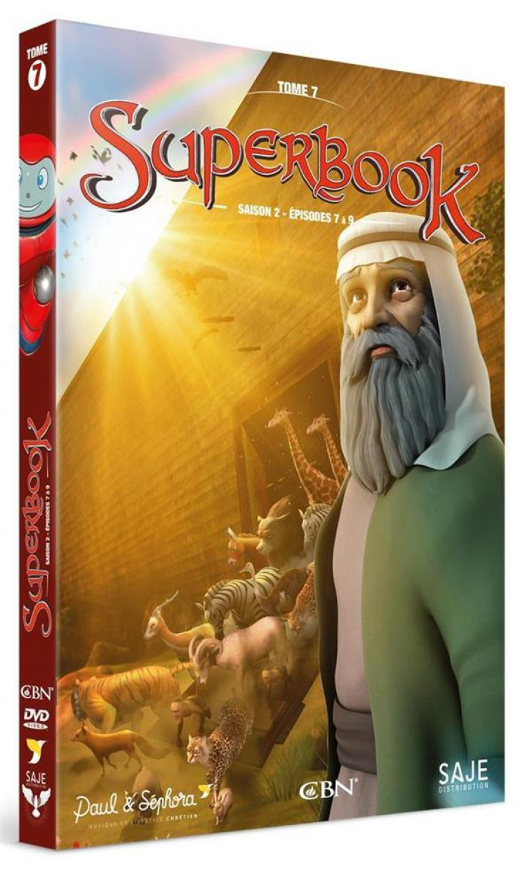 SUPERBOOK - TOME 7 - PAUL ET LE NAUFRAGE, JOB ET NOE ET L'ARCHE - BIBLE - NC