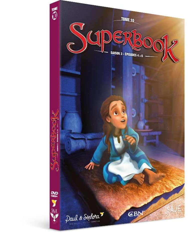 SUPERBOOK TOME 10 - SAISON 3 - EPISODES 4 A 6 - DVD - ROBERT FERNANDEZ - NC