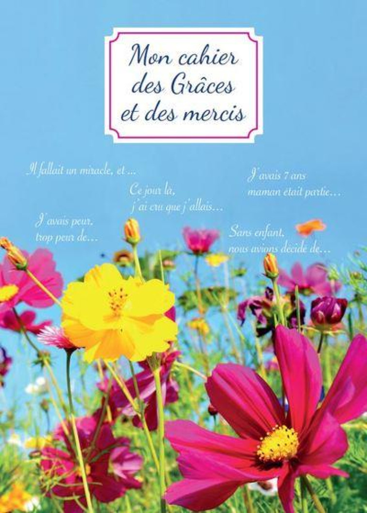 MON CAHIER DES GRACES ET DES MERCIS - COLLECTIF - NC