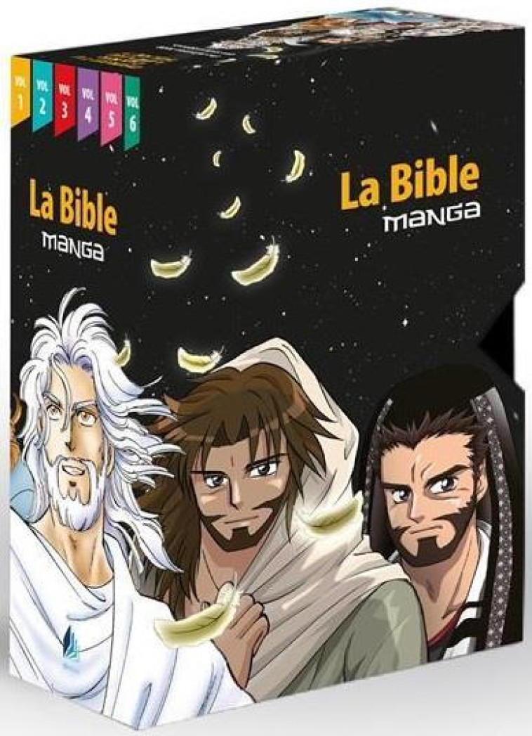 LA BIBLE MANGA, LE COFFRET COLLECTION COMPLET 6 TOMES - RYO AZUMI - BLF EUROPE