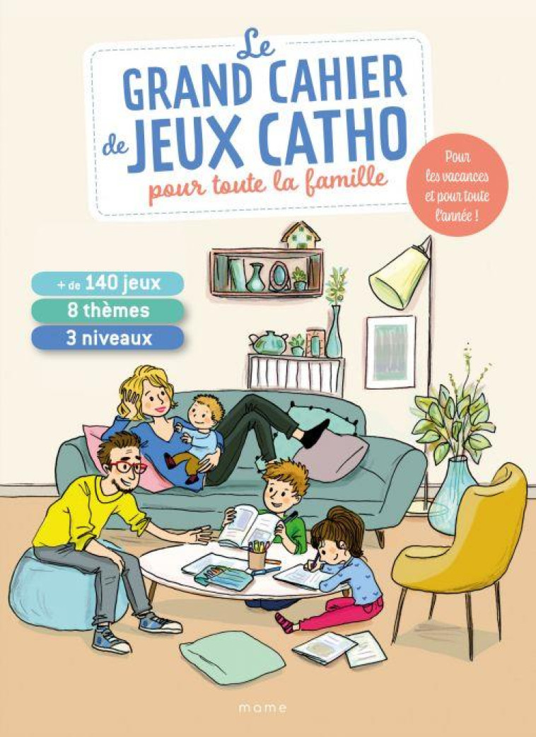 LE GRAND CAHIER DE JEUX CATHO POUR TOUTE LA FAMILLE - DE MULLENHEIM/PIERRE - MAME