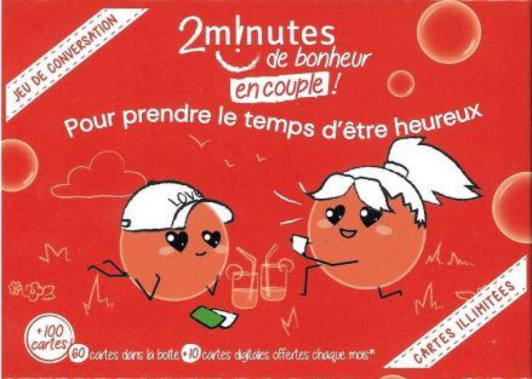 2 MINUTES DE BONHEUR EN COUPLE ! - POUR PRENDRE LE TEMPS D'ETRE HEUREUX - EDITION ILLUSTREE - DE FOUCAULD/EPALLE - NC