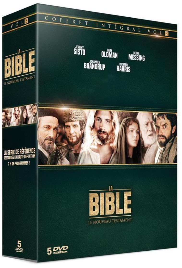 COFFRET LA BIBLE VOLUME 3 : DE JESUS A L APOCALYPSE - DVD - COLLECTIF - NC