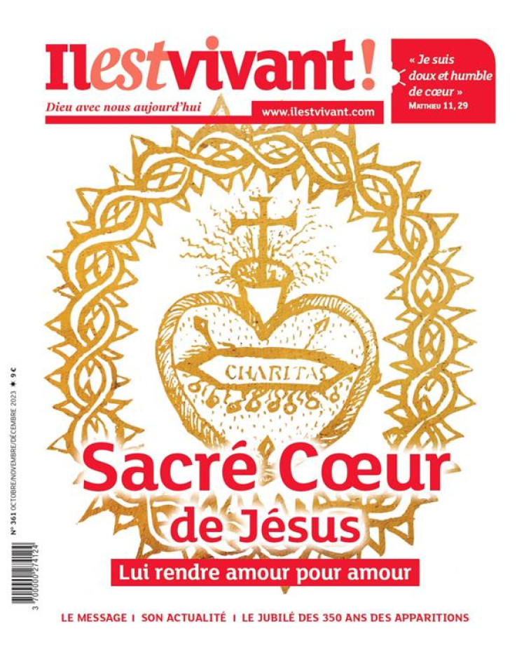 N 361 -  - OCTOBRE/NOVEMBRE/DECEMBRE 2023 - CHANTS IL EST VIVANT - NC