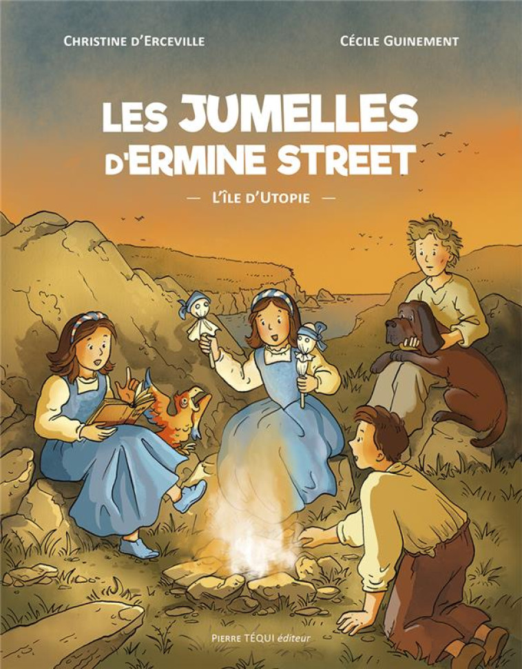 LES BD DE PATAPON - T02 - LES JUMELLES D-ERMINE STREET - L ILE D UTOPIE - EDITION ILLUSTREE - D-ERCEVILLE - TEQUI