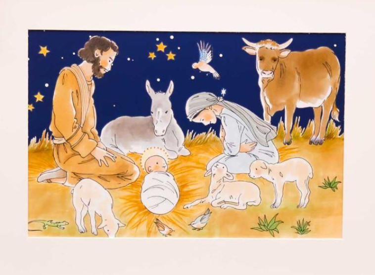 CALENDRIER DE L-AVENT - NATIVITE - LE CALENDRIER DE L-AVENT, FABRIQUE ET ILLUSTRE EN FRANCE, POUR CH - BY. BM - NC