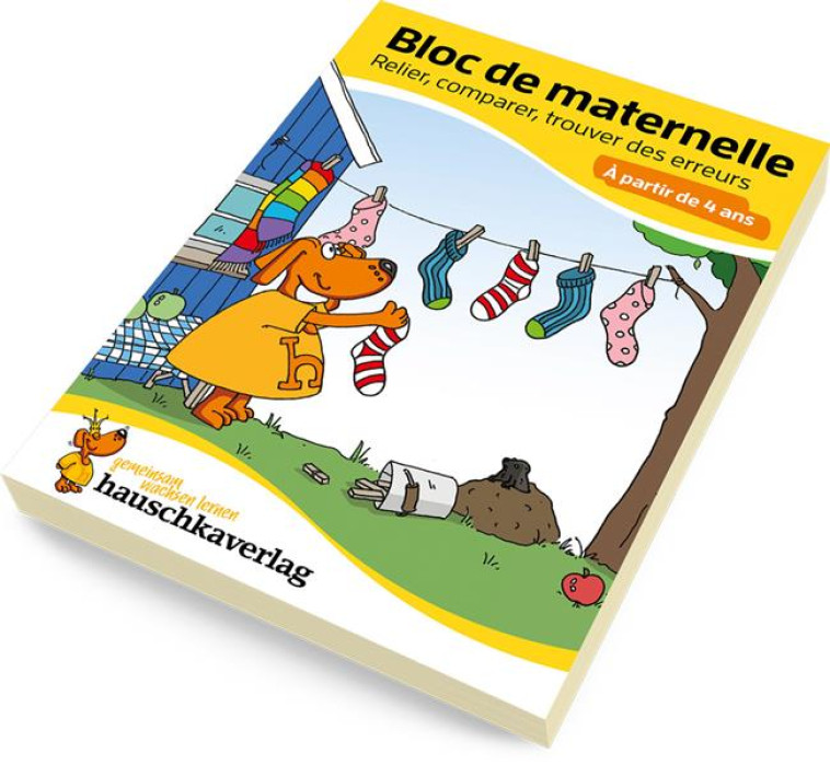 BLOC DE MATERNELLE A PARTIR DE 4 ANS - CAHIER D'ACTIVITES POUR LES ENFANTS 4 ANS : ACTIVITES ET JEUX EDUCATIFS MATERNELLE - BLOC DE DEVINETTES - UN PASSE-TEMPS UTILE ET LUDIQUE - BAYERL LINDA - NC