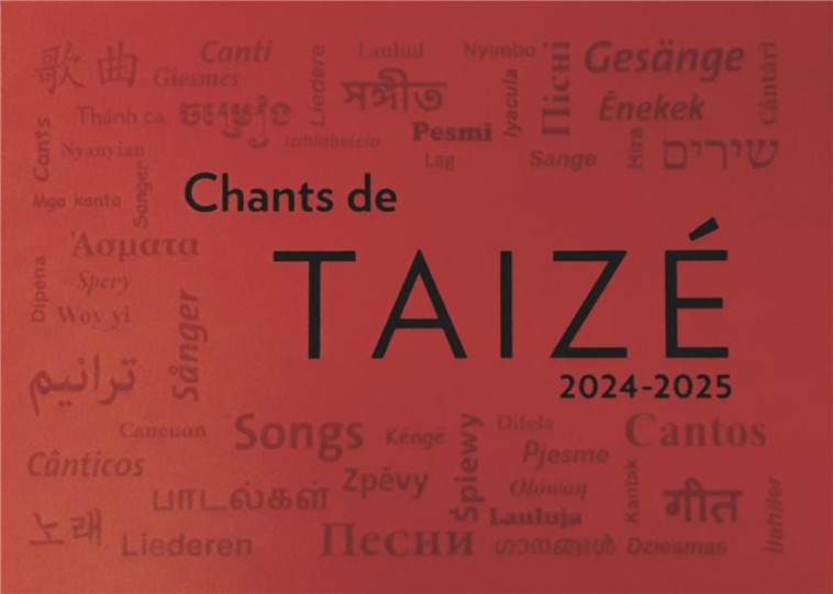 CHANTS DE TAIZE 2024-2025 - BERTHIER/GELINEAU - TAIZE