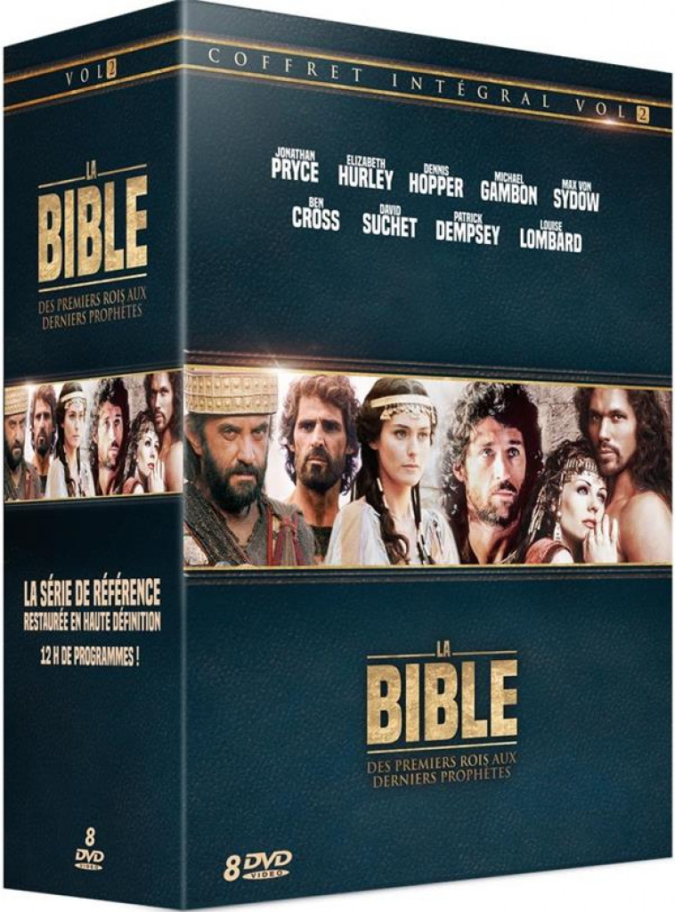 COFFRET INTEGRAL VOLUME 2 LA BIBLE : DES PREMIERS ROIS AUX DERNIERS PROPHETES (COFFRET 8 DVD) - COLLECTIF - NC