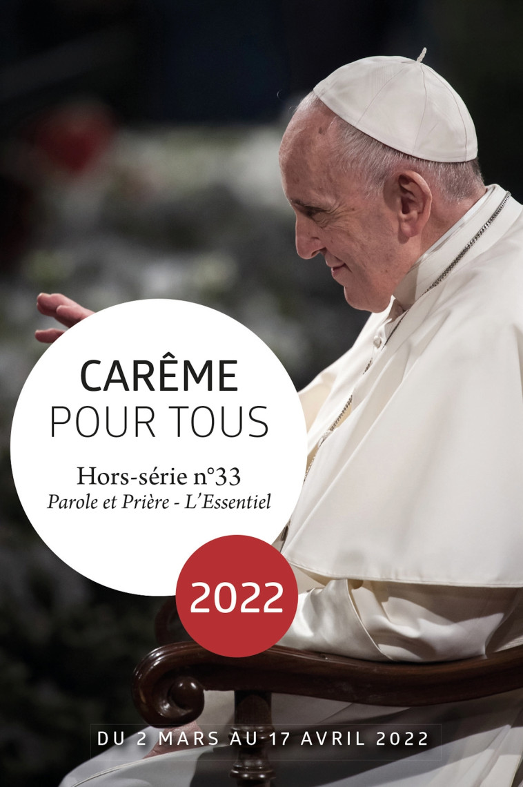 Carême pour tous 2022 - Chanot Cédric - ARTEGE PRESSE