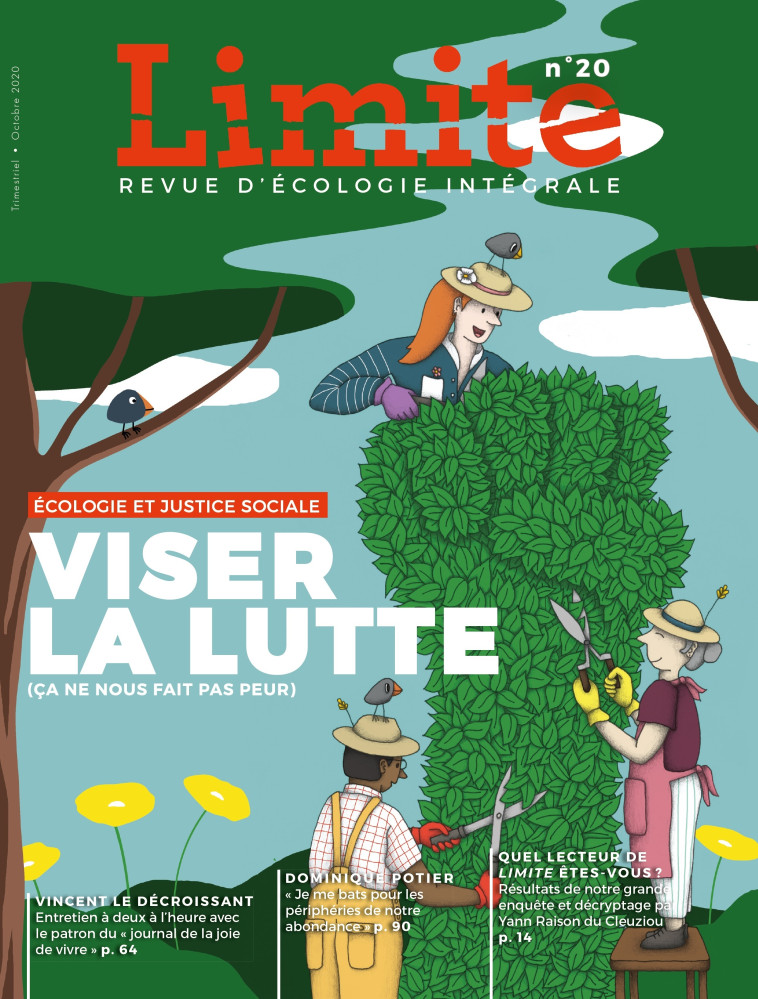 Viser la lutte -- Revue Limite no 20 - Limite Rédaction - PREMIERE PARTIE