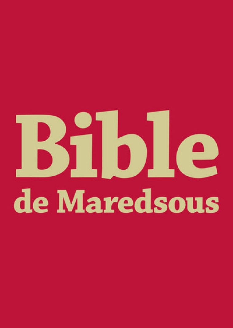 Bible de Maredsous - Collectif  - FIDELITE