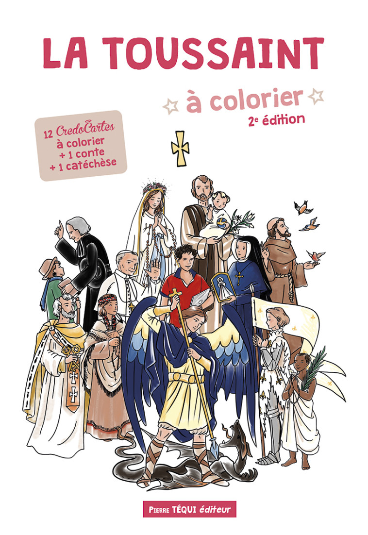 La Toussaint à colorier (2e édition) - Larroque Anne-Charlotte - TEQUI