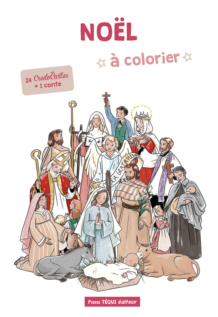 Noël à colorier - Larroque Anne-Charlotte - TEQUI