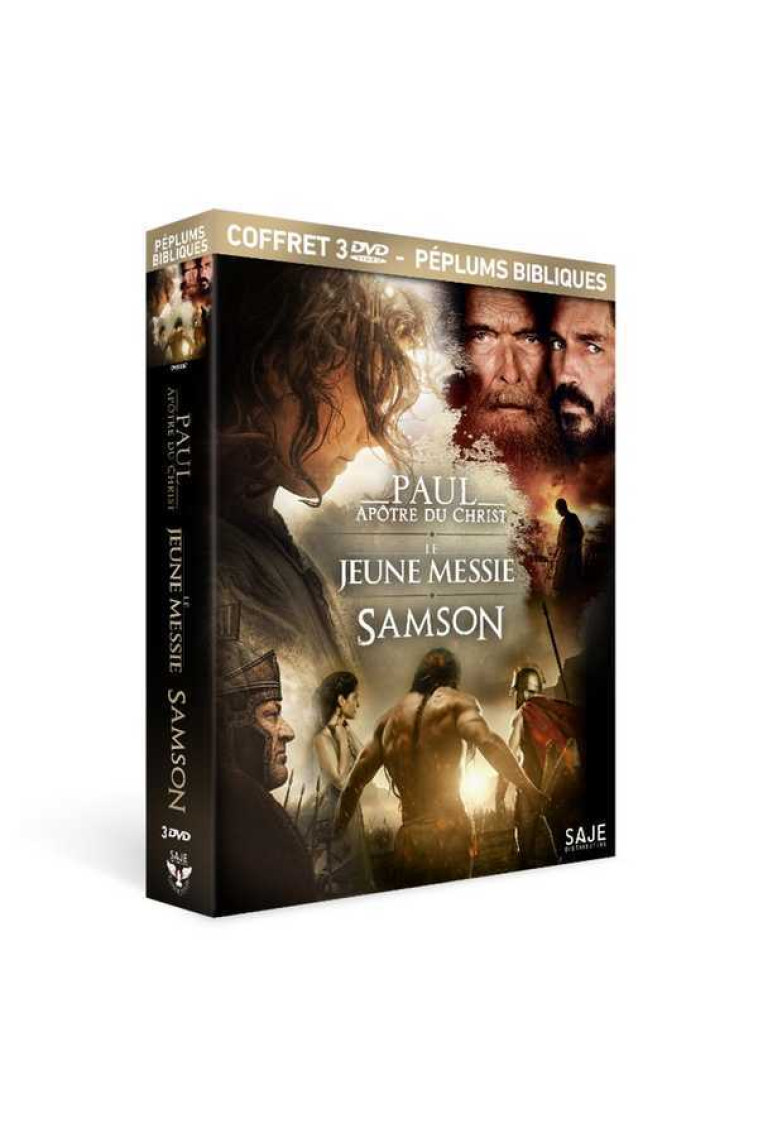 Péplums bibliques - Coffret 3 DVD - Collectif  - SAJEPROD