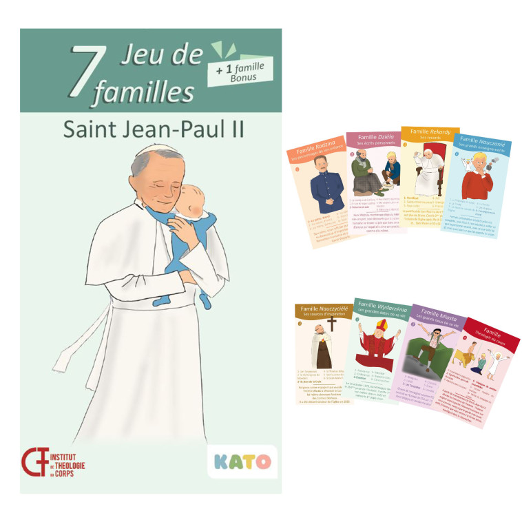 Jeu 7 familles Saint Jean-Paul II -   - KATO