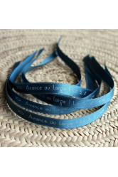 Bracelet ruban bleu avance au large lc 5.4