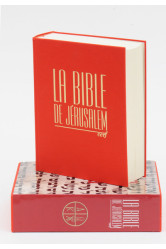 La bible de jerusalem - major, toile rouge sous coffret