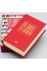 La bible de jerusalem - poche reliee rouge, sous etui