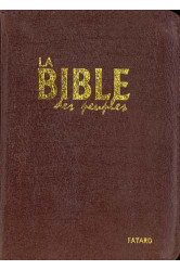 La bible des peuples (format poche - simili cuir)