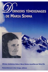 Derniers temoignages de maria simma