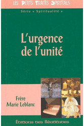 L’urgence de l’unité