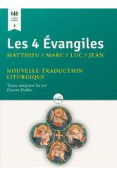 Les 4 evangiles  - mathieu, marc, luc et jean - liv.audio