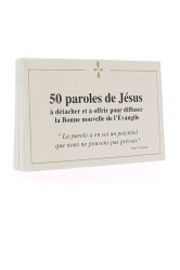 50 paroles de jésus à détacher et à offrir pour diffuser la bonne nouvelle de l’évangile