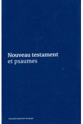 Nouveau testament et psaumes - couverture vinyle bleue