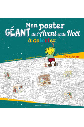 Mon poster géant de l'avent et de noël à colorier