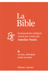 La bible tome 6 : actes, épîtres et apocalypse