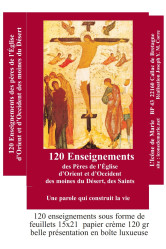 120 enseignements des pères de l’eglise  d’orient et d’occident