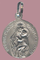 Medaille argent scapulaire