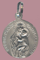 Medaille argent scapulaire
