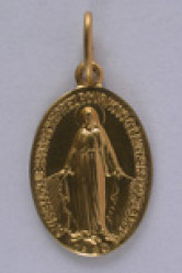 Medaille miraculeuse alu dore