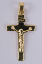 Croix plaque or christ