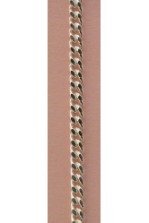 Collier argent (lapidée) - 40 cm