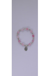 Bracelet elastique enfant rose