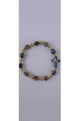 Bracelet cloisonné bleu