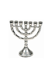 Menorah doré ou argenté 11 cm