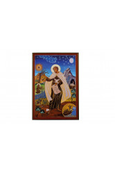Saint francois d-assise - icone classique 11x15 cm - 1284.32