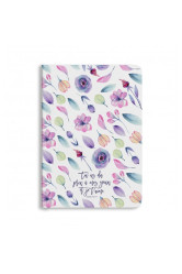 Carnet a5 floral tu as du prix a  mes yeux