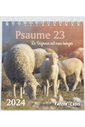 Calendrier 2024 psaume 23 le seigneur est mon berger