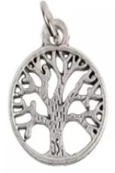 Medaille arbre de vie metal 1.5cm