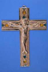 Croix bronze jaune