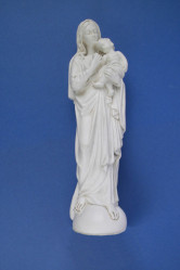 Statue vierge a  l enfant resine 22cm