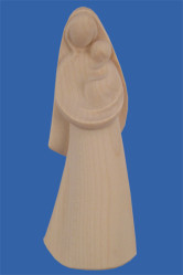 Vierge enfant bois  naturel  12 cm