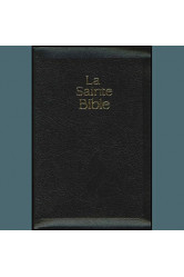 Bible neg compact fibrocuir tr.or onglets f.e. noir