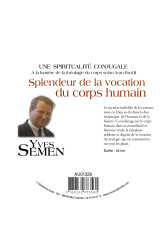 La théologie du corps selon jean-paul ii : 2- splendeur de la vocation du corps humain